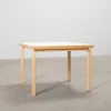 Artek barnbord 120 x 75 cm vit laminat