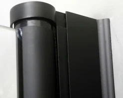 Bathlife Mångsidig duschdörr 45° svart