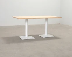 Bord 140 x 70 cm vit