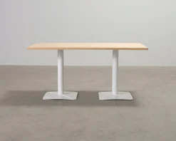 Bord 140 x 70 cm vit