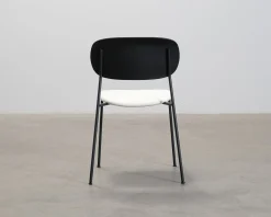 Decotique Note matstol svart / vit, set om 4