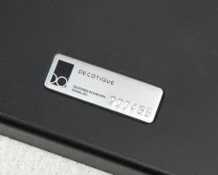 Decotique Note matstol svart / vit, set om 4