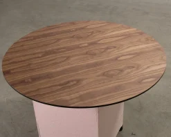Decotique Social bordsskiva ø 110 valnöt / svart