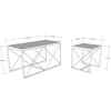 Defneia satsbord, 3 delar