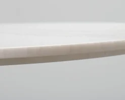 Estelle matbord ø 106 cm vit marmor