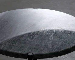 FeelDesign Bistro sidobord ø 38 cm grå marmor