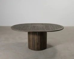 FeelDesign Circle förlängningsbart trädgårdsbord 130-180 cm