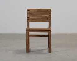 Feel Design Stripe trädgårdsstol teak, set om 2