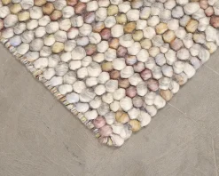 Finarte Nirvana ullmatta 160 x 230 cm koppar / beige