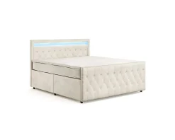 Franco sängram 180 cm beige