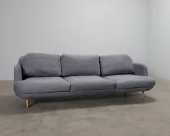 Fritz Hansen Lune 3-sits soffa blå / grå