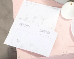 Fritz Hansen Suspence P1 pendel ljusgrå