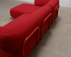 Hakola We 4-sits soffa med divan röd