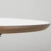 Haslev Symphony 82 bordsskiva Ø 105 cm vit laminat