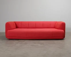HAY Quilton 3-sits soffa röd