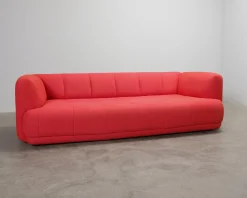 HAY Quilton 3-sits soffa röd