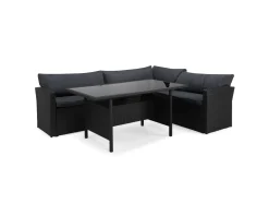 James Light 5-sits loungegrupp svart