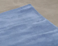 Layered Classic Solid Wool ullmatta 180 x 270 cm cm Cornflower Blue