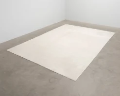 Layered Solid PET matta 257 x 350 cm Bone White