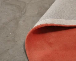 Layered Solid Wool matta 250 x 350 cm Red Ochre