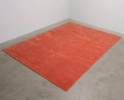 Layered Solid Wool matta 250 x 350 cm Red Ochre
