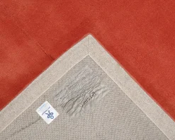Layered Solid Wool matta 250 x 350 cm Red Ochre