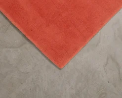 Layered Solid Wool matta 250 x 350 cm Red Ochre