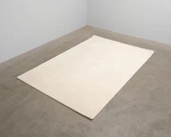 Layered Solid Wool ullmatta 200 x 300 cm Bone White