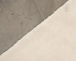 Layered Solid Wool ullmatta 250 x 350 cm Bone White
