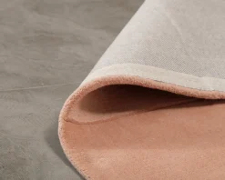 Layered Stripe Grande ullmatta 250 x 350 cm Dusty Coral