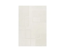 Layered Swedish Grace matta 250 x 350 cm benvit