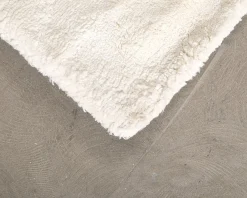 Layered Wool Border ullmatta 295 x 400 cm Bone White