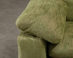 Meridiani 4-sits soffa grön