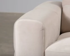 Micadoni Lisa 3-sits soffa ljusbeige