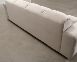 Micadoni Lisa 3-sits soffa ljusbeige