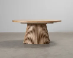 Micadoni Portmany förlängningsbart matbord 160-205 cm ek