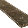 Old Figural Kashghai orientalisk matta 102 x 301 cm