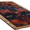 Old Figural Kashghai orientalisk matta 152 x 220 cm