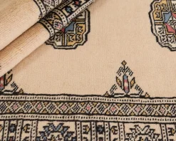 Pakistan handknotted orientalisk matta 80 x 311 cm beige