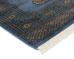 Pakistan handknotted orientalisk matta 76 x 309 cm svart