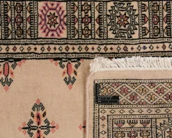 Pakistan handknotted orientalisk matta 80 x 298 cm beige