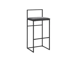 Pan barstol svart, set om 6