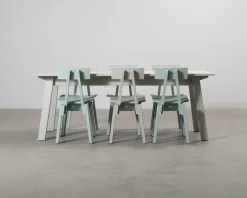 Piet Hein Eek × IKEA INDUSTRIELL matbord och 6 stolar