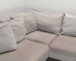 Pohjanmaan Chic 4-sits hörnsoffa grå