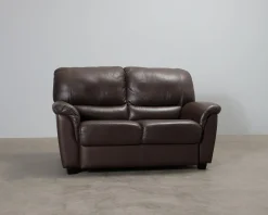 Pohjanmaan Modena 2-sits soffa brun läder
