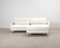 Pohjanmaan 2,5-sits soffa med fotpall