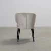 Richmond Interiors Indigo sammetsstol beige