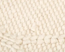 Rugvista Bubbles matta 140 x 200 cm vit / naturvit