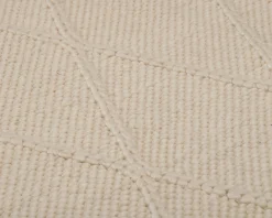 Rugvista Bubbles matta 140 x 200 cm vit / naturvit