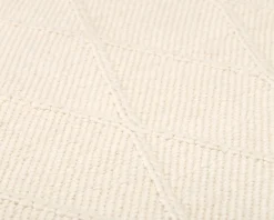 Rugvista Bubbles matta 140 x 200 cm vit / naturvit